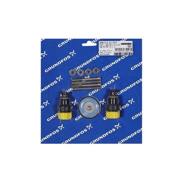 Kit, Valve / Diaphragm SD-M-PP/V/C-2 Dosing Pump Kits - Chemical Metering Pumps